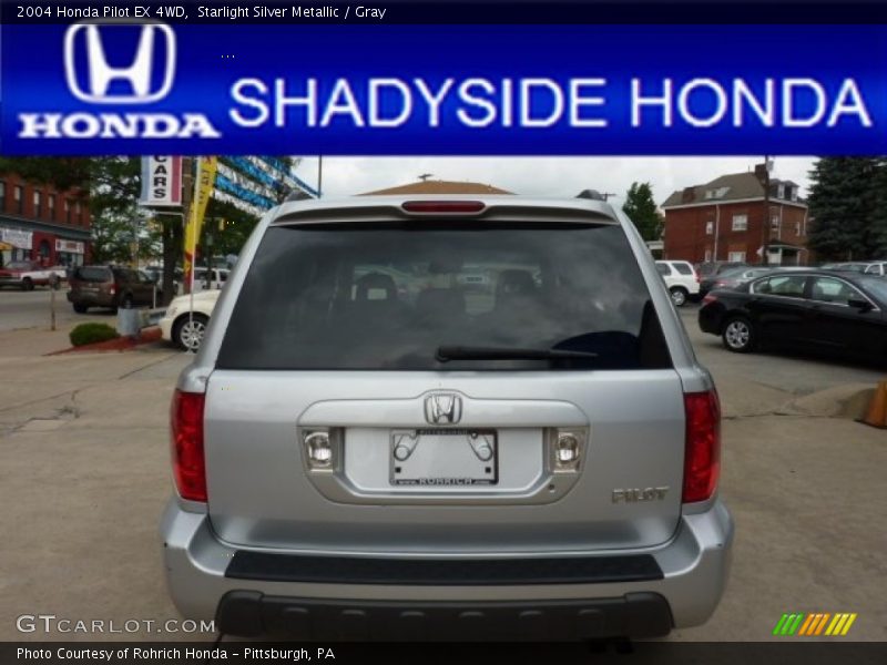 Starlight Silver Metallic / Gray 2004 Honda Pilot EX 4WD