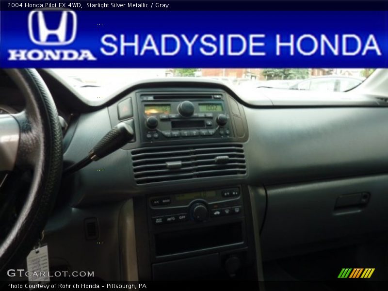 Starlight Silver Metallic / Gray 2004 Honda Pilot EX 4WD