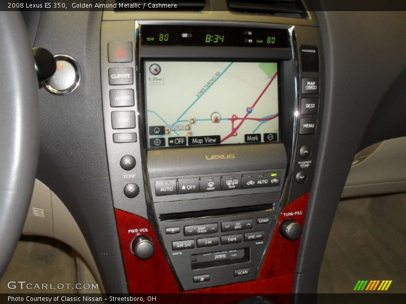 Golden Almond Metallic / Cashmere 2008 Lexus ES 350