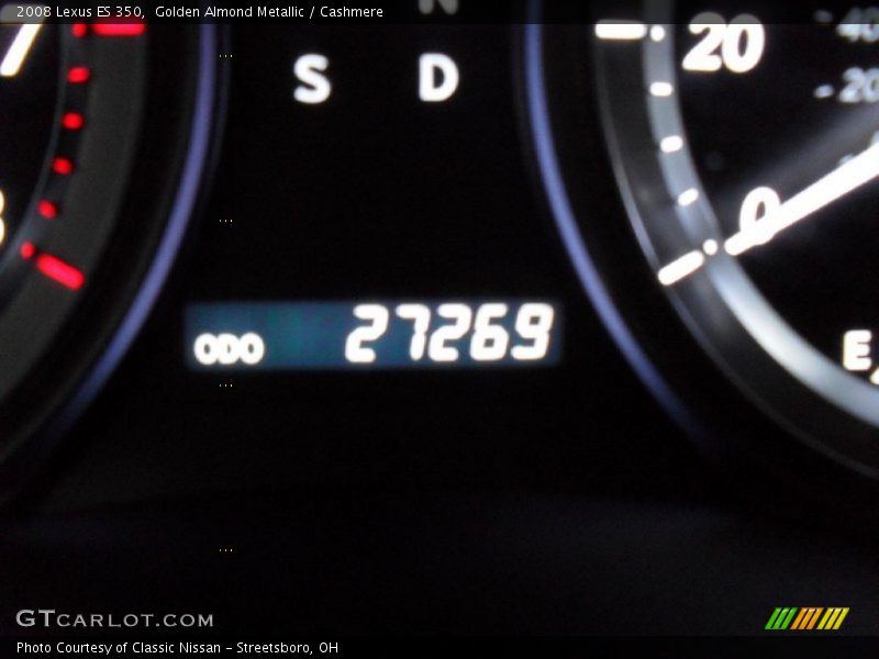 Golden Almond Metallic / Cashmere 2008 Lexus ES 350