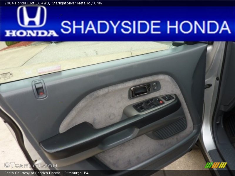 Starlight Silver Metallic / Gray 2004 Honda Pilot EX 4WD