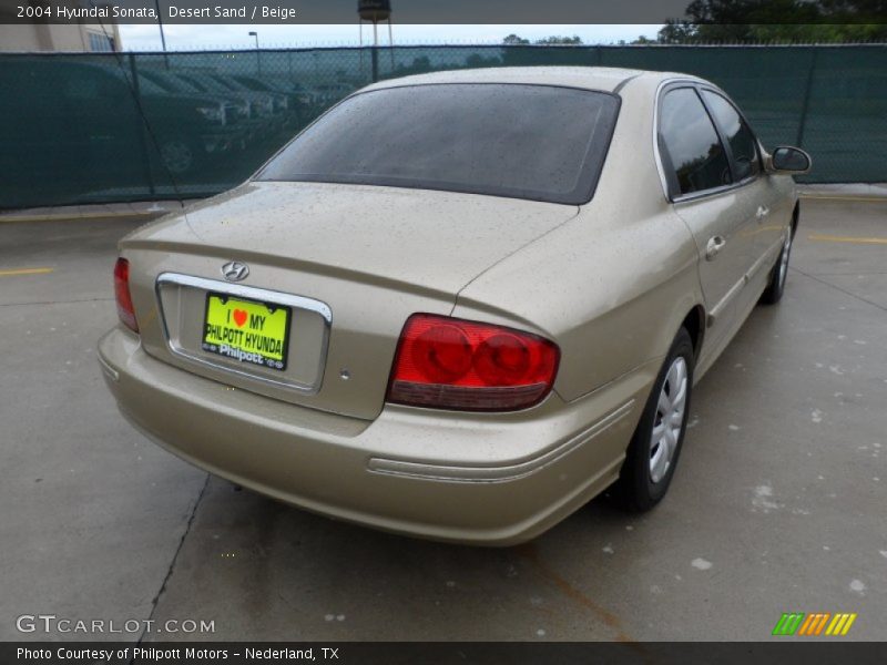 Desert Sand / Beige 2004 Hyundai Sonata