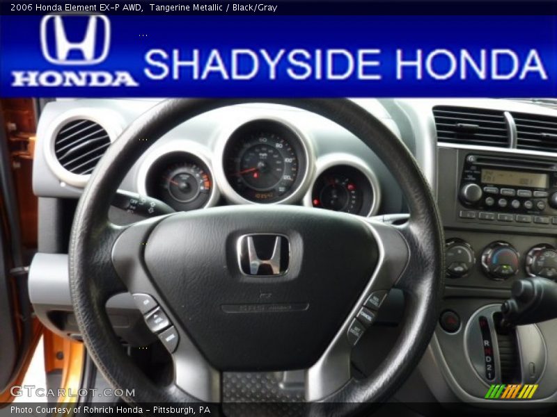 Tangerine Metallic / Black/Gray 2006 Honda Element EX-P AWD