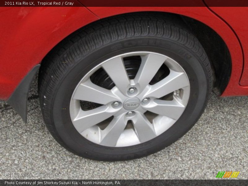 Tropical Red / Gray 2011 Kia Rio LX