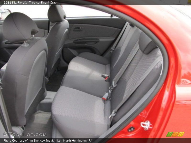 Tropical Red / Gray 2011 Kia Rio LX