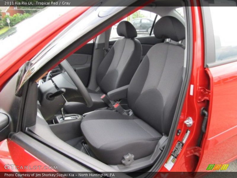 Tropical Red / Gray 2011 Kia Rio LX