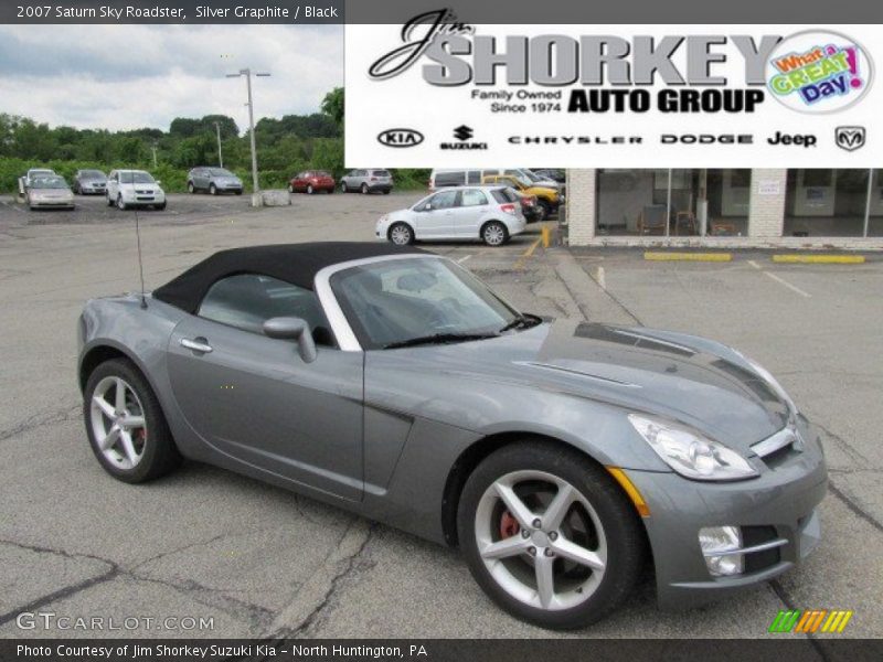 Silver Graphite / Black 2007 Saturn Sky Roadster