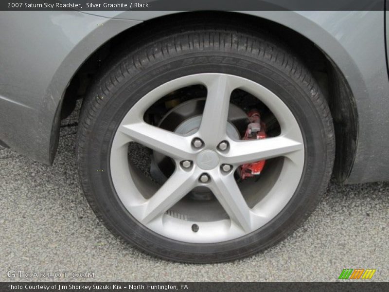 Silver Graphite / Black 2007 Saturn Sky Roadster
