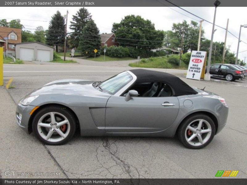 Silver Graphite / Black 2007 Saturn Sky Roadster