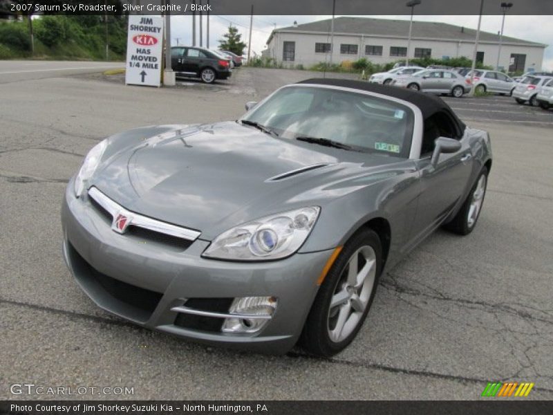 Silver Graphite / Black 2007 Saturn Sky Roadster