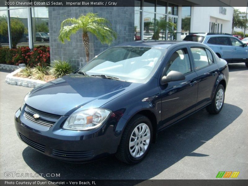 Imperial Blue Metallic / Gray 2010 Chevrolet Cobalt LS Sedan