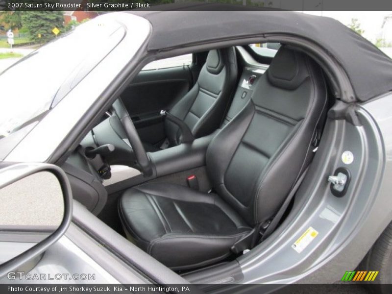 Silver Graphite / Black 2007 Saturn Sky Roadster