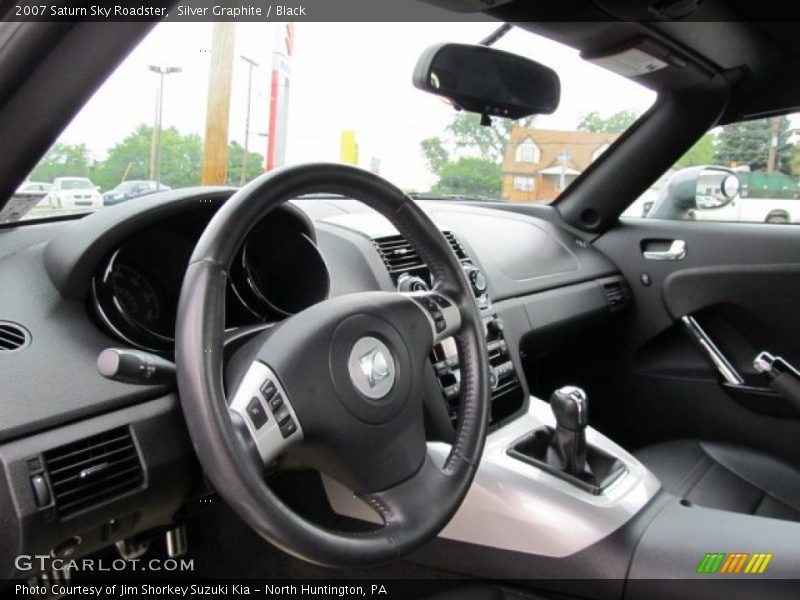 Silver Graphite / Black 2007 Saturn Sky Roadster