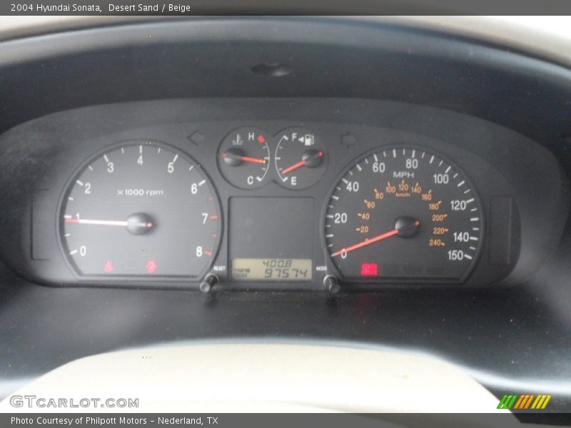 Desert Sand / Beige 2004 Hyundai Sonata