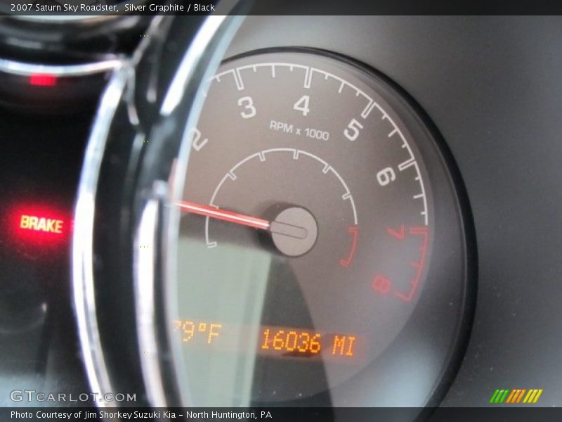 Silver Graphite / Black 2007 Saturn Sky Roadster