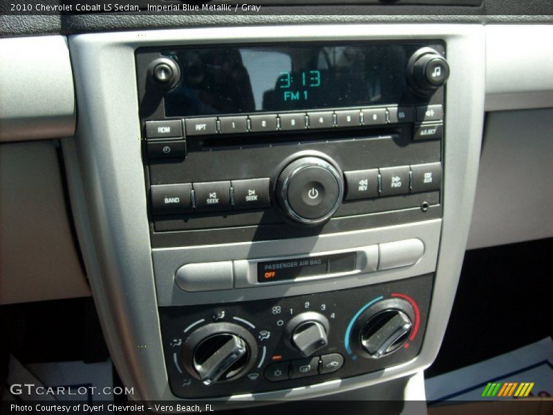 Imperial Blue Metallic / Gray 2010 Chevrolet Cobalt LS Sedan