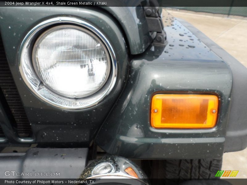 Shale Green Metallic / Khaki 2004 Jeep Wrangler X 4x4
