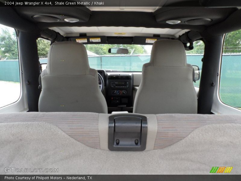 Shale Green Metallic / Khaki 2004 Jeep Wrangler X 4x4