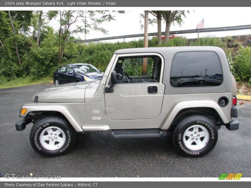Light Khaki Metallic / Khaki 2004 Jeep Wrangler Sahara 4x4