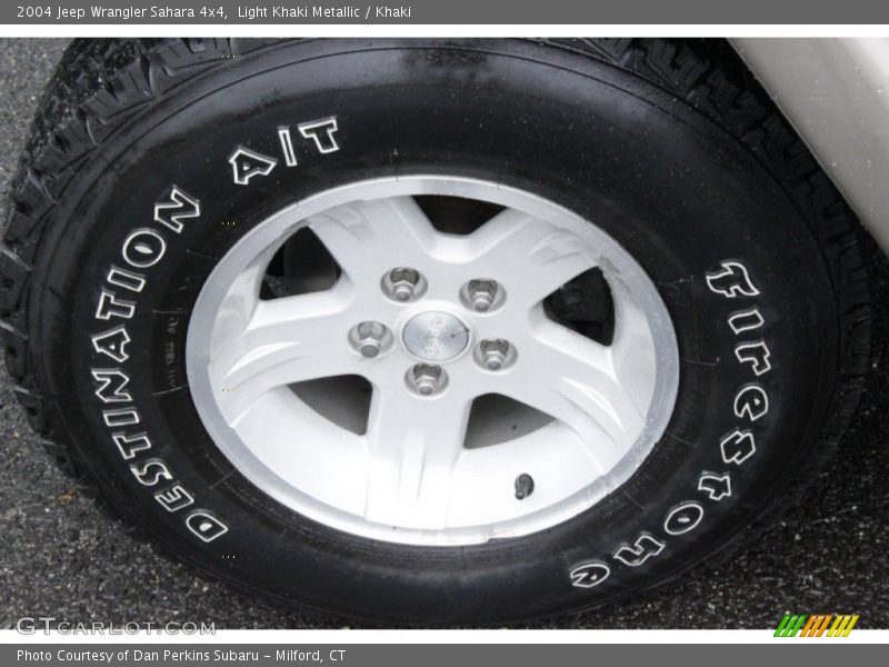 Light Khaki Metallic / Khaki 2004 Jeep Wrangler Sahara 4x4