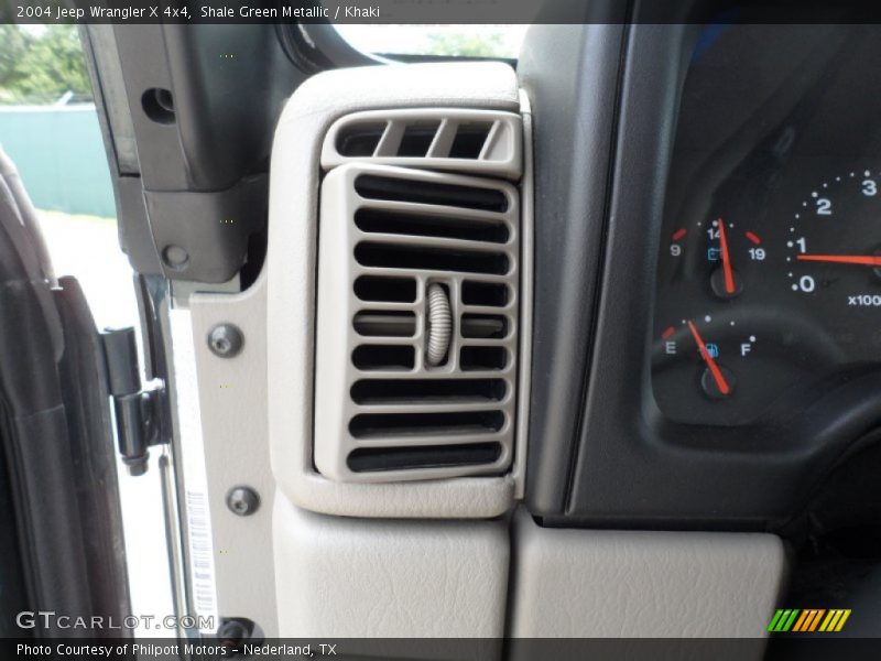 Shale Green Metallic / Khaki 2004 Jeep Wrangler X 4x4