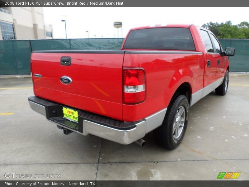 Bright Red / Medium/Dark Flint 2008 Ford F150 XLT SuperCrew