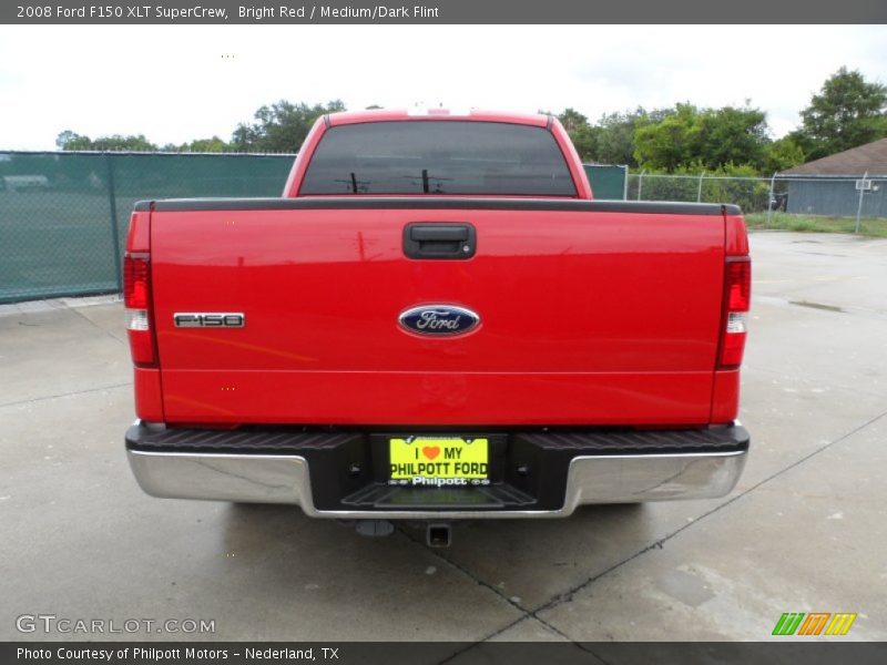 Bright Red / Medium/Dark Flint 2008 Ford F150 XLT SuperCrew