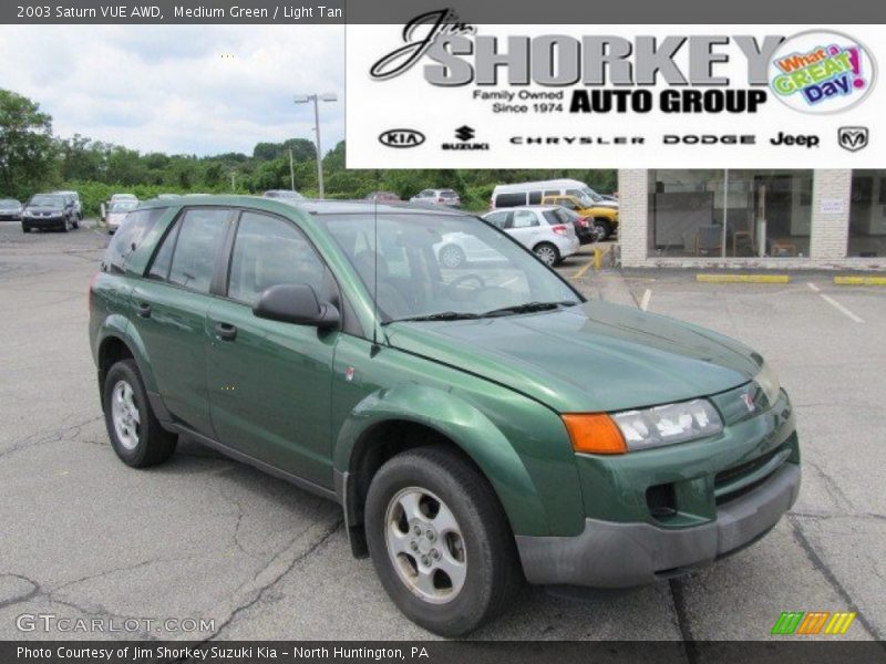 Medium Green / Light Tan 2003 Saturn VUE AWD