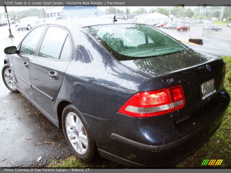 Nocturne Blue Metallic / Parchment 2005 Saab 9-3 Linear Sport Sedan