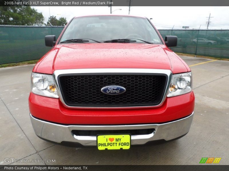 Bright Red / Medium/Dark Flint 2008 Ford F150 XLT SuperCrew