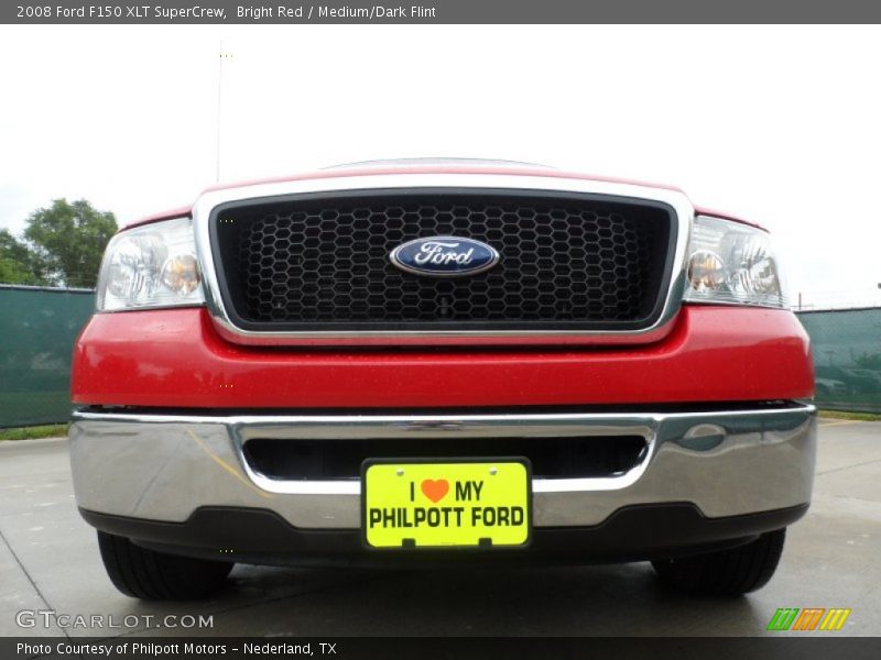 Bright Red / Medium/Dark Flint 2008 Ford F150 XLT SuperCrew