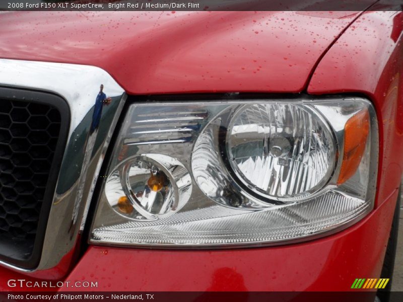 Bright Red / Medium/Dark Flint 2008 Ford F150 XLT SuperCrew