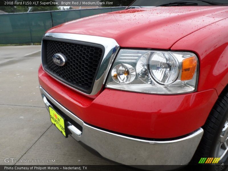 Bright Red / Medium/Dark Flint 2008 Ford F150 XLT SuperCrew