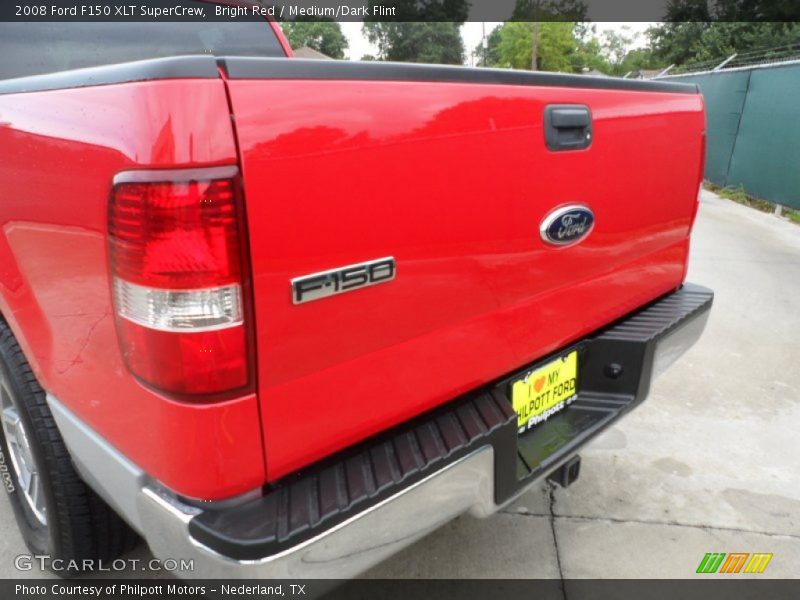 Bright Red / Medium/Dark Flint 2008 Ford F150 XLT SuperCrew