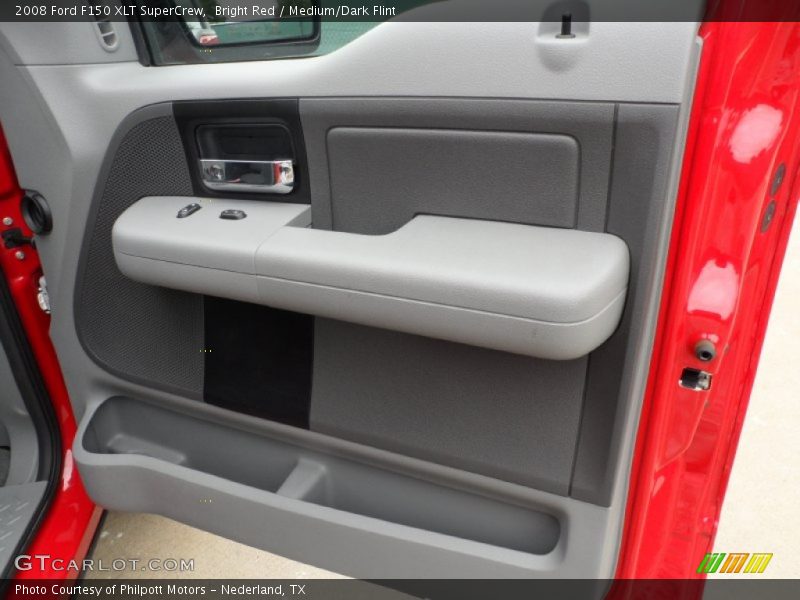 Bright Red / Medium/Dark Flint 2008 Ford F150 XLT SuperCrew