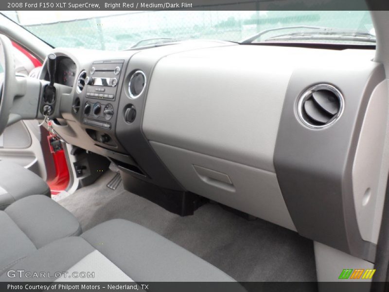 Bright Red / Medium/Dark Flint 2008 Ford F150 XLT SuperCrew