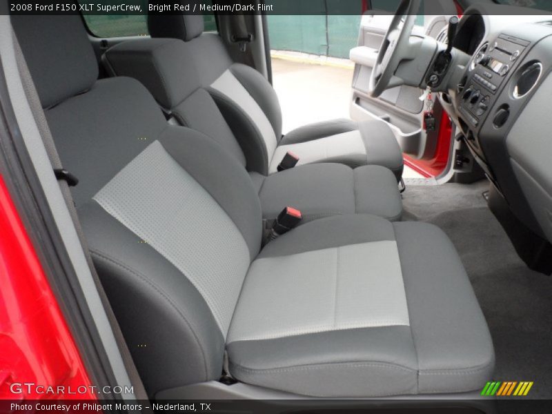 Bright Red / Medium/Dark Flint 2008 Ford F150 XLT SuperCrew