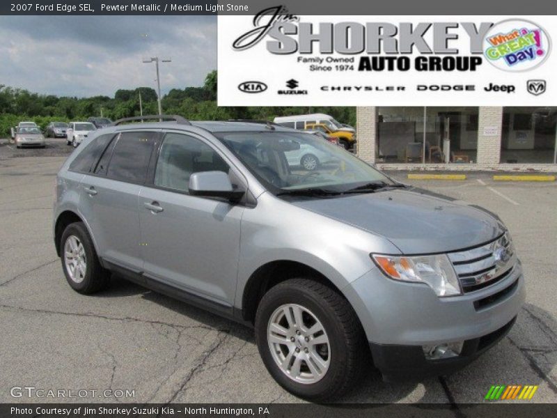 Pewter Metallic / Medium Light Stone 2007 Ford Edge SEL