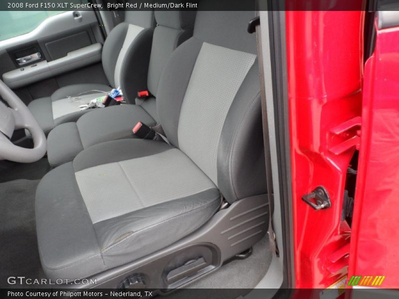 Bright Red / Medium/Dark Flint 2008 Ford F150 XLT SuperCrew