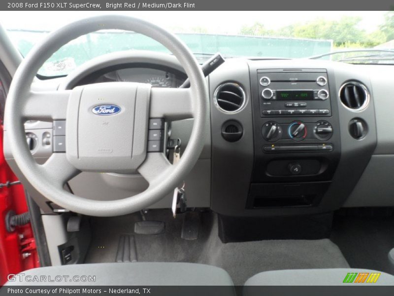 Bright Red / Medium/Dark Flint 2008 Ford F150 XLT SuperCrew