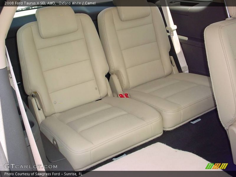 Oxford White / Camel 2008 Ford Taurus X SEL AWD