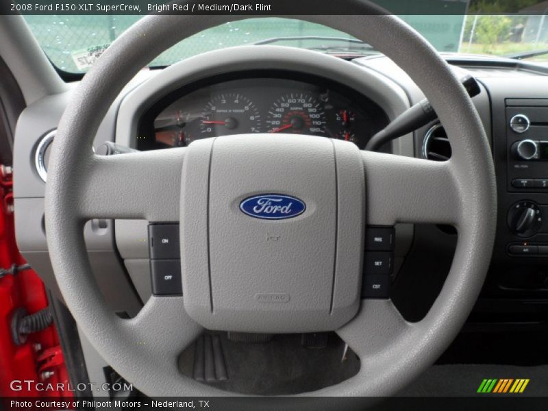 Bright Red / Medium/Dark Flint 2008 Ford F150 XLT SuperCrew