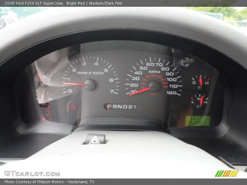 Bright Red / Medium/Dark Flint 2008 Ford F150 XLT SuperCrew