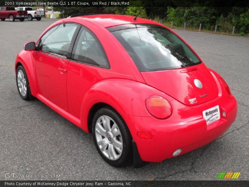 Uni Red / Black/Red 2003 Volkswagen New Beetle GLS 1.8T Coupe