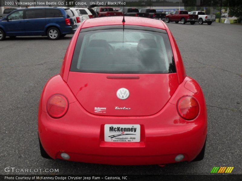 Uni Red / Black/Red 2003 Volkswagen New Beetle GLS 1.8T Coupe