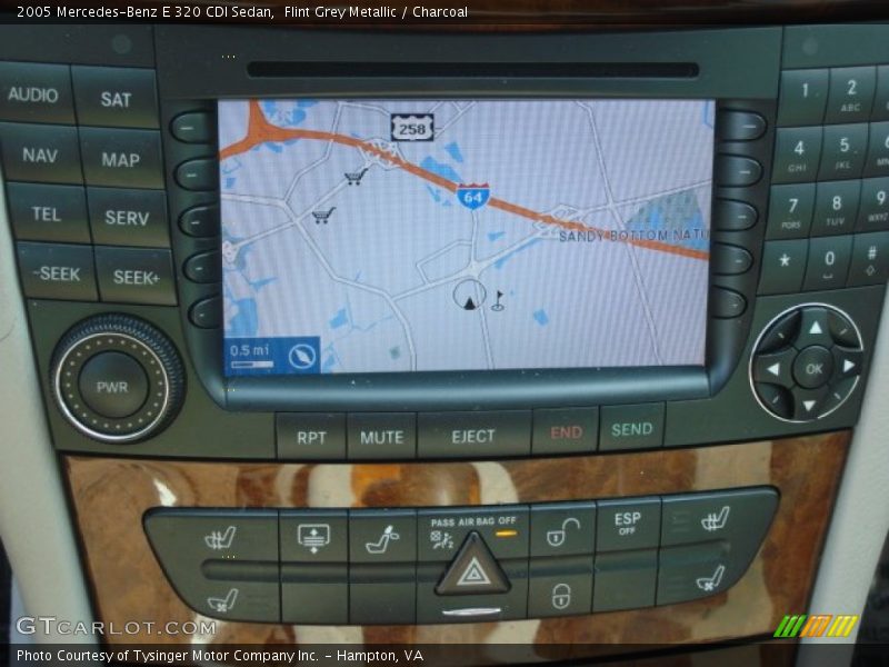 Flint Grey Metallic / Charcoal 2005 Mercedes-Benz E 320 CDI Sedan
