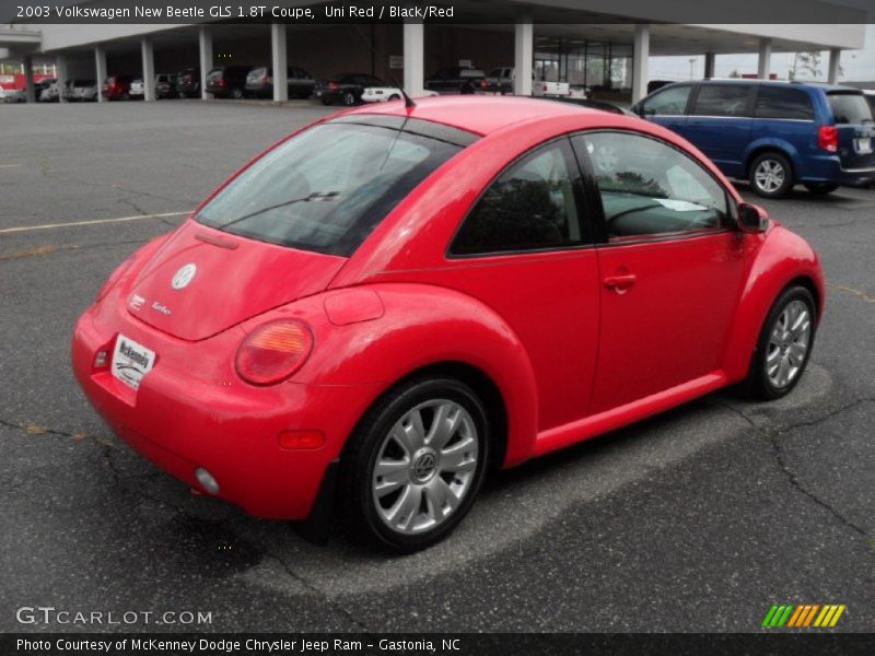 Uni Red / Black/Red 2003 Volkswagen New Beetle GLS 1.8T Coupe