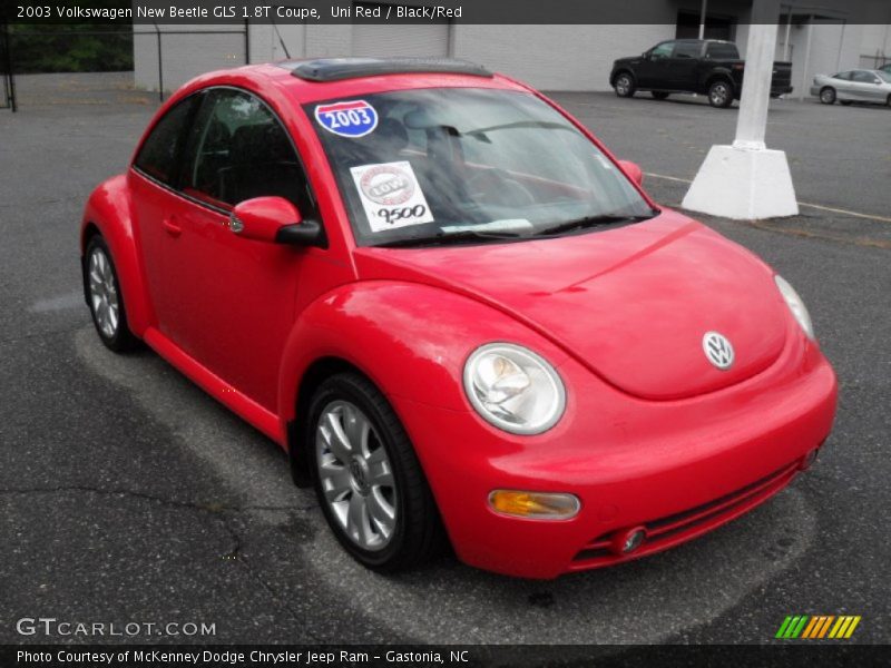 Uni Red / Black/Red 2003 Volkswagen New Beetle GLS 1.8T Coupe