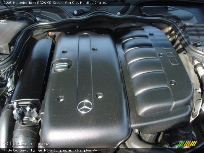 Flint Grey Metallic / Charcoal 2005 Mercedes-Benz E 320 CDI Sedan