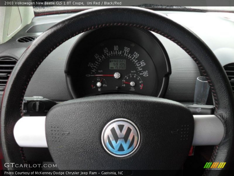 Uni Red / Black/Red 2003 Volkswagen New Beetle GLS 1.8T Coupe